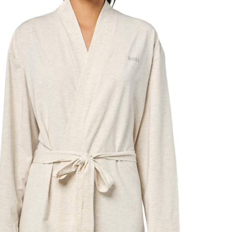 Домашний халат Hugo Boss с поясом 1159853784 (Молочный M)