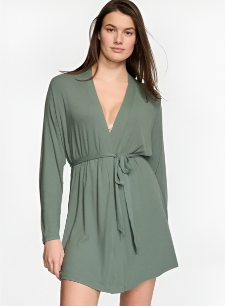 Жіночий легкий халат Victoria's Secret 1159855639 (Зелений XS/S)