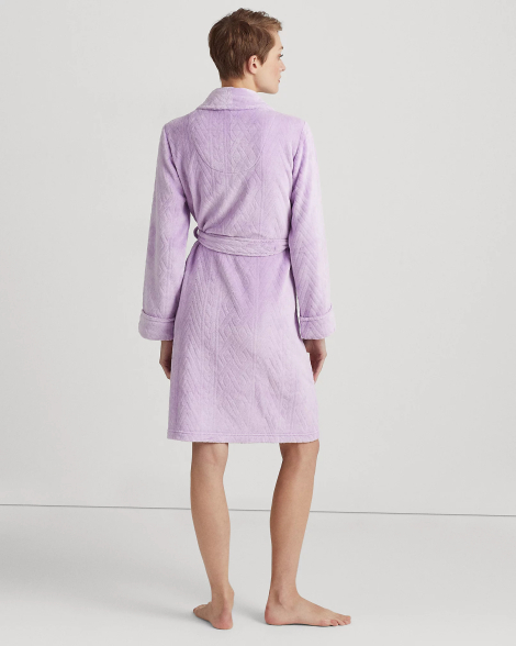 Женский халат Ralph Lauren мягкий 1159858995 (Сиреневый M)