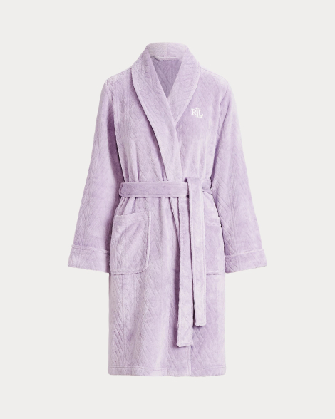 Женский халат Ralph Lauren мягкий 1159858995 (Сиреневый M)