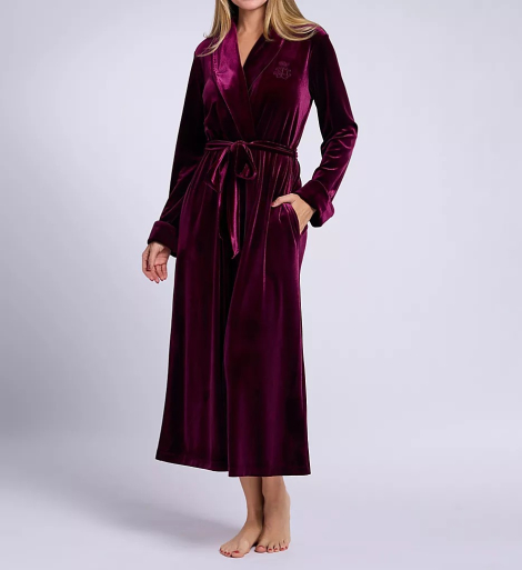 Жіночий халат Ralph Lauren 1159860167 (Бордовий L)