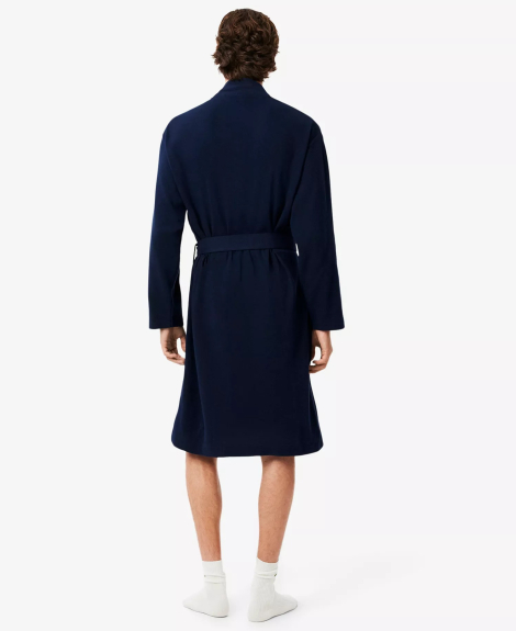 Халат Lacoste из вафельной ткани 1159862961 (Синий L/XL)