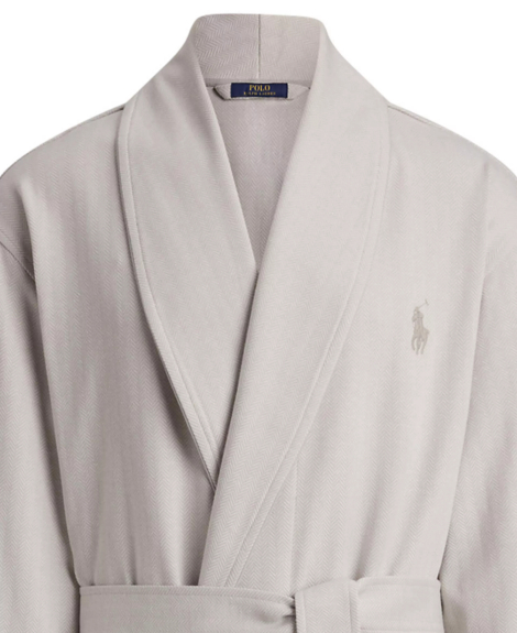 Мужской халат Polo Ralph Lauren 1159947857 (Серый L/XL)