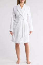 Женский халат Calvin Klein с монограммой 1159839922 (Белый XS/S)