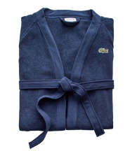 Махровий халат Lacoste 1159841820 (Синій One size)