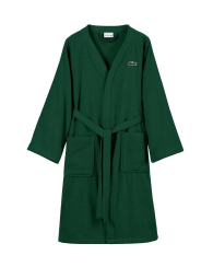 Махровый халат Lacoste 1159842417 (Зеленый One size)