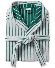 Махровый халат Lacoste с поясом 1159843438 (Зеленый L/XL)