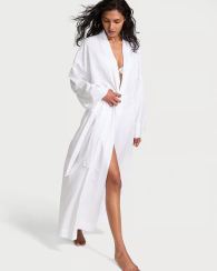 Домашний длинный халат Victoria’s Secret с поясом 1159849143 (Белый M/L)