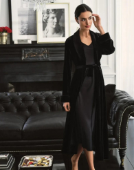 Женский халат Ralph Lauren 1159853307 (Черный S)