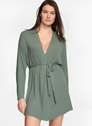 Жіночий легкий халат Victoria's Secret 1159855639 (Зелений XS/S)