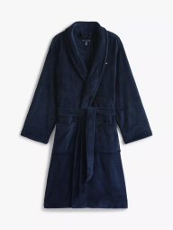 Мужской халат Tommy Hilfiger мягкий 1159856041 (Синий One Size)