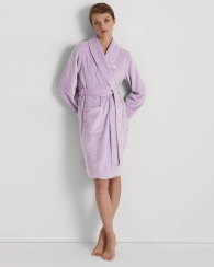 Женский халат Ralph Lauren мягкий 1159858995 (Сиреневый M)