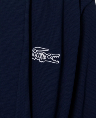 Халат Lacoste из вафельной ткани 1159862961 (Синий L/XL)
