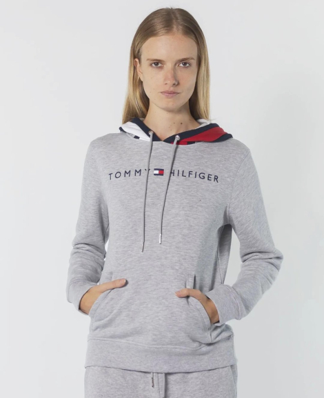 Жіноче худі Tommy Hilfiger на флісі 1159838132 (Сірий L)
