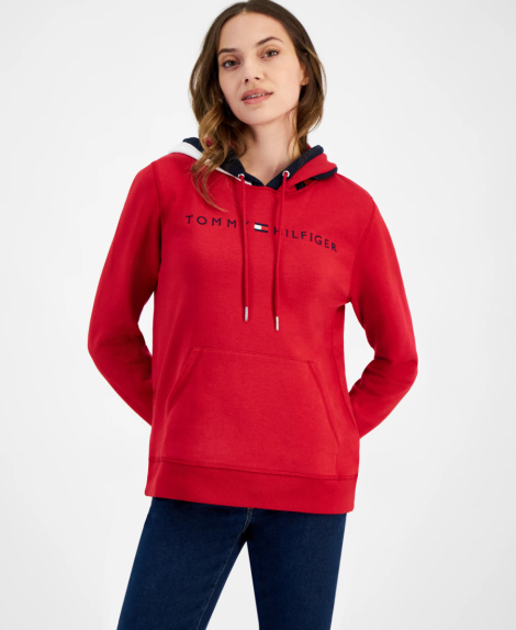 Жіноче худі Tommy Hilfiger на флісі 1159838144 (Червоний XL)