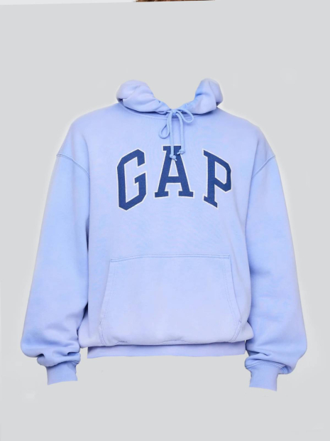 Стильное худи GAP флис 1159838878 (Голубой M)