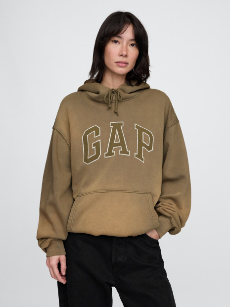 Стильное худи GAP флис 1159838880 (Зеленый L)