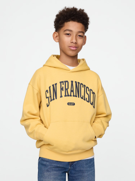 Дитяче худи GAP з капюшоном 1159839628 (Жовтий XXL)