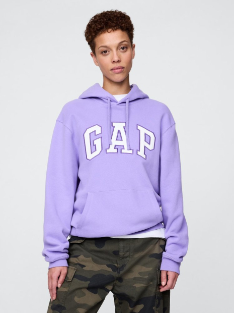 Стильное худи GAP на флисе 1159839601 (Фиолетовый S)