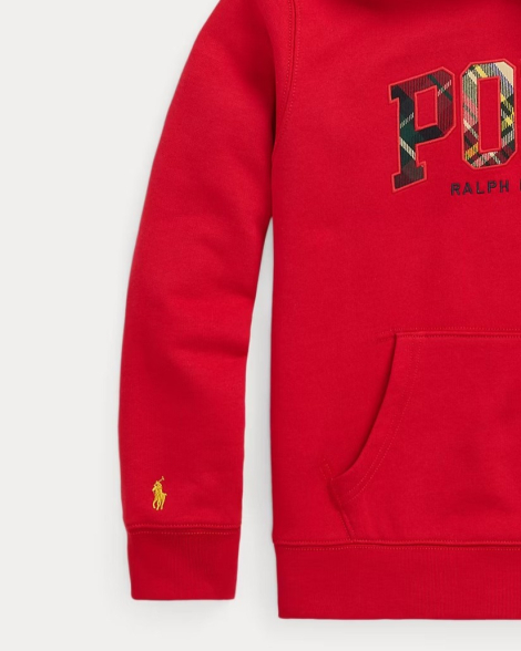 Дитяче худі на флісі Polo Ralph Lauren з логотипом 1159839814 (Червоний L)