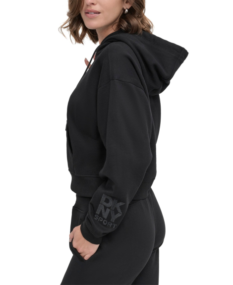 Женское худи DKNY на флисе 1159840276 (Черный L)