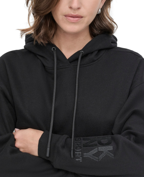 Женское худи DKNY на флисе 1159840276 (Черный L)
