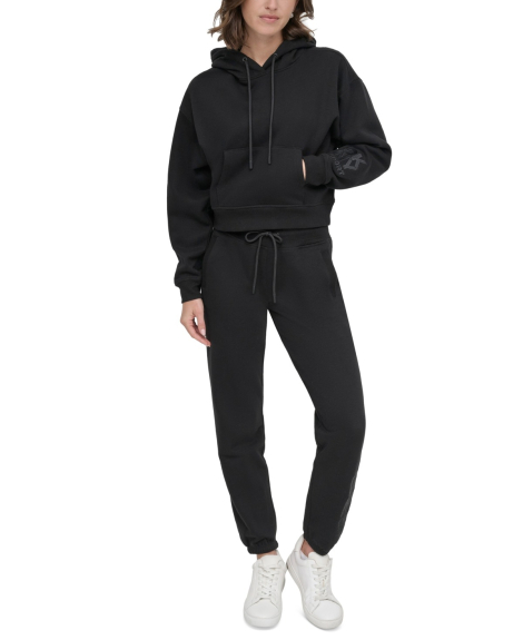 Женское худи DKNY на флисе 1159840276 (Черный L)
