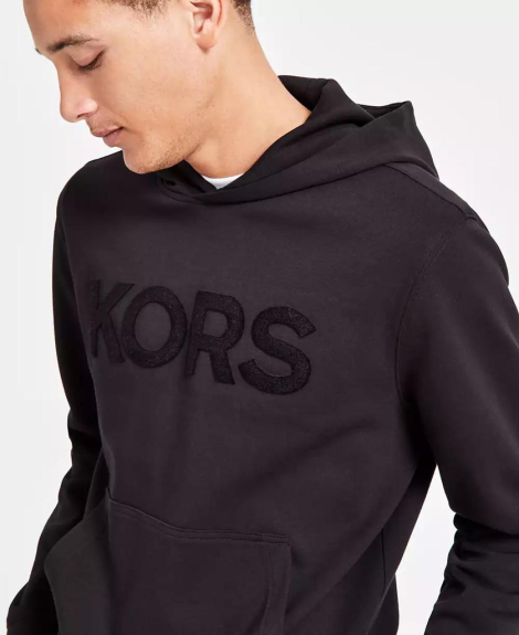 Мужское худи Michael Kors с логотипом 1159840511 (Черный M)