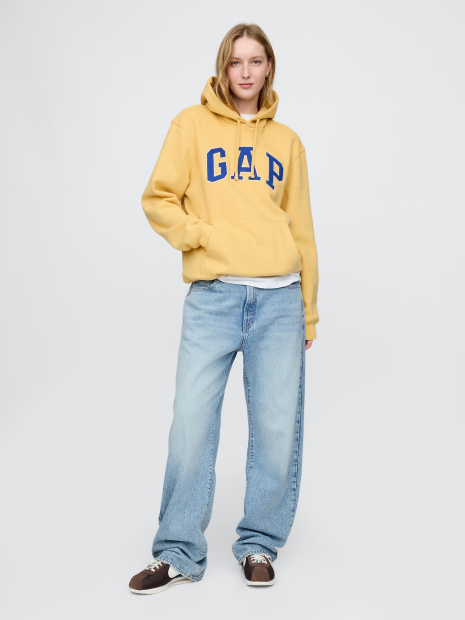 Стильное худи GAP на флисе 1159841547 (Желтый M)