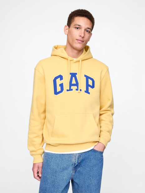 Стильное худи GAP на флисе 1159841547 (Желтый M)
