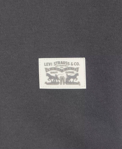 Детское худи Levi's на флисе 1159842190 (Серый 116-122)