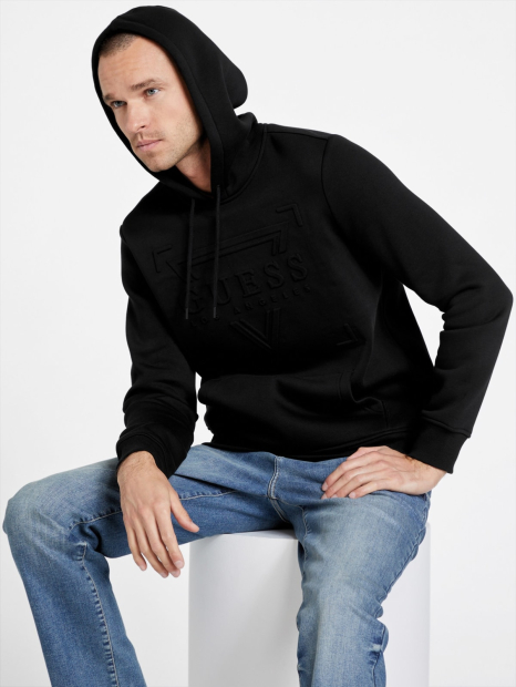 Чоловічий худий на флісі Guess 1159842683 (Чорний M)