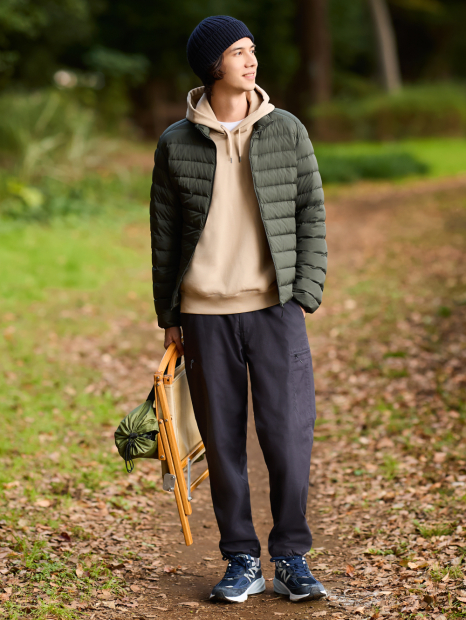 Стильне худи з капюшоном UNIQLO 1159845117 (Бежевий XL)