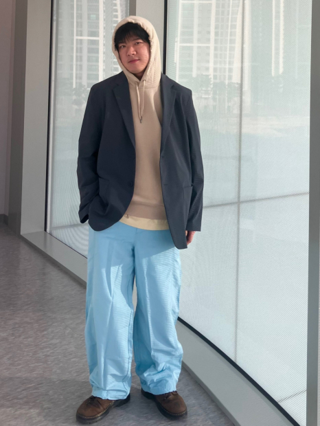 Стильне худи з капюшоном UNIQLO 1159845117 (Бежевий XL)