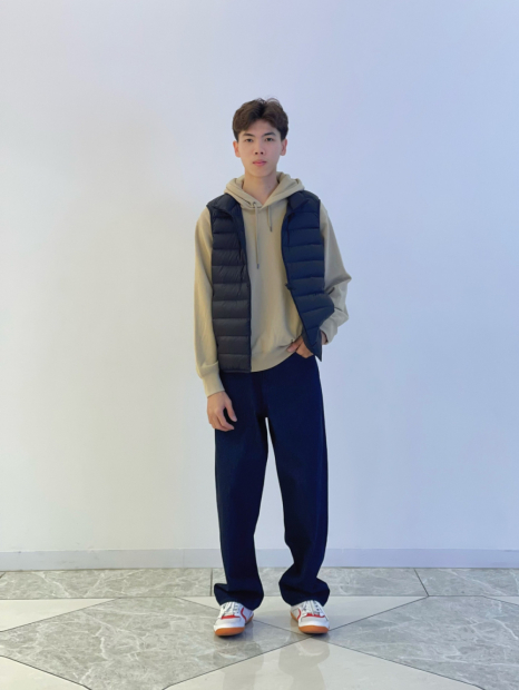 Стильне худи з капюшоном UNIQLO 1159845117 (Бежевий XL)