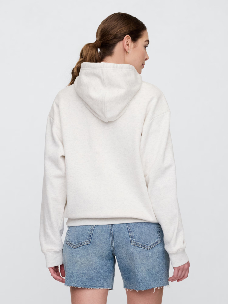 Стильное худи GAP на флисе 1159844274 (Серый XS)