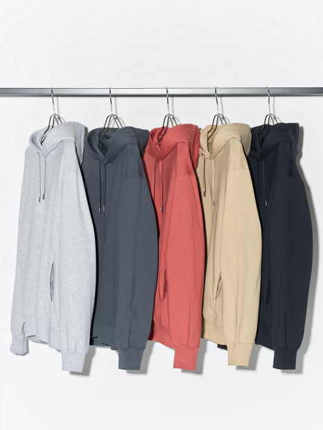 Стильное худи с капюшоном UNIQLO 1159844420 (Красный L)
