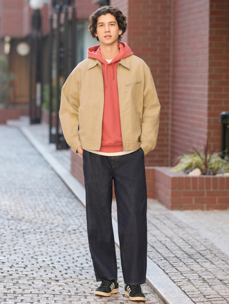 Стильне худи з капюшоном UNIQLO 1159844420 (Червоний L)