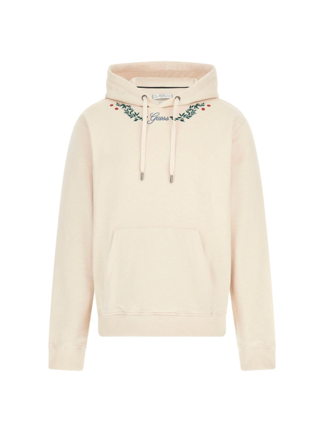 Чоловічі худі Guess з вишивкою на флісі 1159844544 (Бежевий XL)
