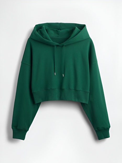 Укорочене худи GAP 1159844708 (Зелений M)