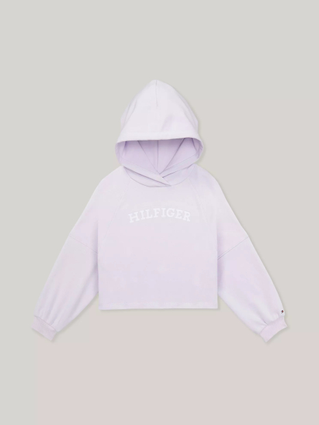 Детское худи Tommy Hilfiger с капюшоном 1159844942 (Сиреневый M)