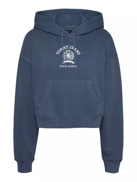 Женское худи Tommy Hilfiger с капюшоном 1159845316 (Синий M)
