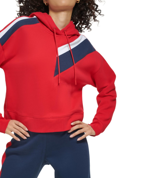 Женское худи на флисе Tommy Hilfiger с капюшоном 1159845924 (Красный XL)