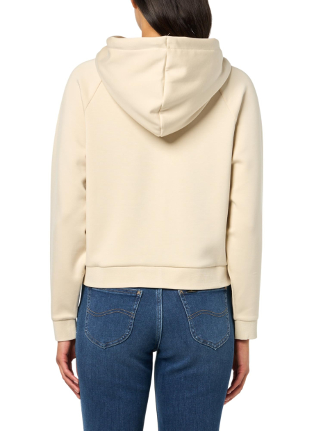 Женское худи Armani Exchange с капюшоном 1159846528 (Бежевый L)