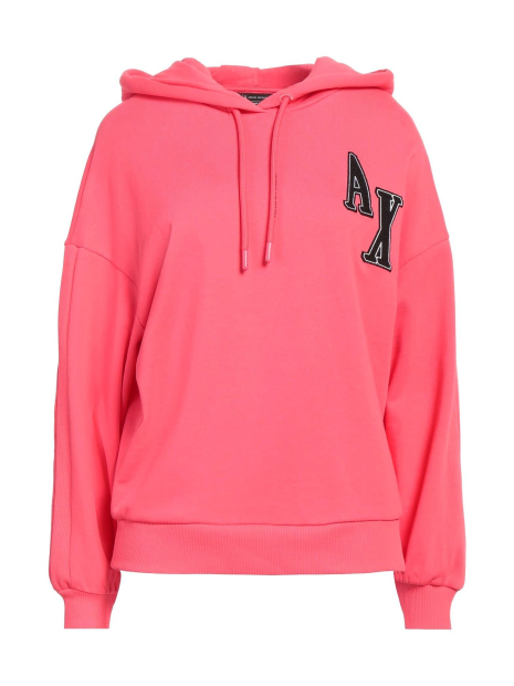 Женское худи Armani Exchange с капюшоном 1159846597 (Розовый S)