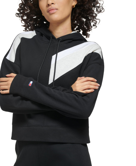 Художнє жіноче на флісі Tommy Hilfiger з капюшоном 1159846617 (Чорний L)