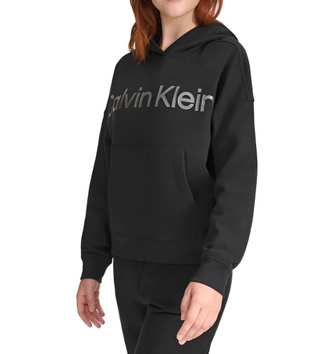 Женское худи Calvin Klein с капюшоном 1159847076 (Черный XL)