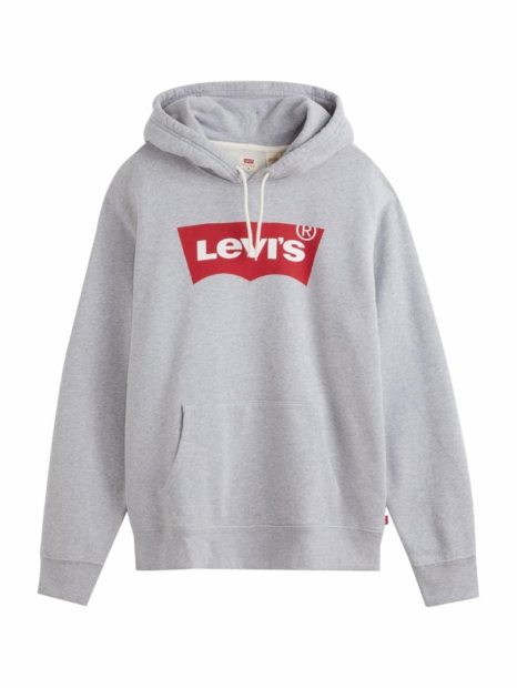 Мужское худи Levi's с логотипом 1159847374 (Серый S)