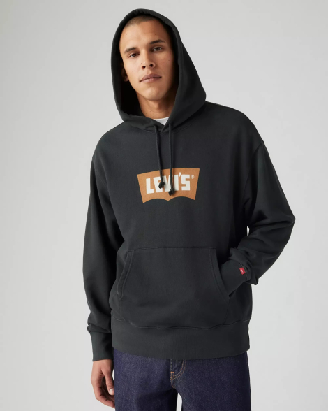 Чоловічий худий Levi's з логотипом 1159847375 (Чорний XL)