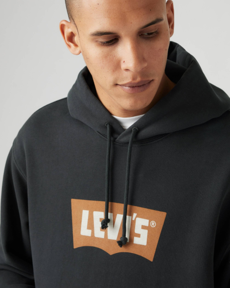 Чоловічий худий Levi's з логотипом 1159847375 (Чорний XL)